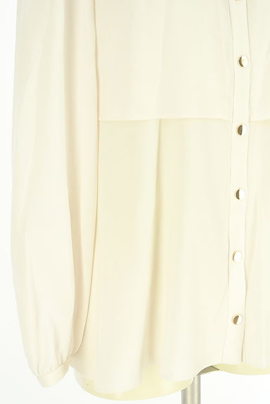 PROPORTION BODY DRESSING（プロポーションボディドレッシング）の古着「バイカラーボウタイフレアブラウス（ブラウス）」大画像５へ