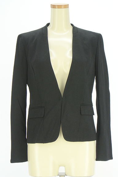 Reflect（リフレクト）の古着「ストレッチノーカラージャケット（ジャケット）」大画像１へ