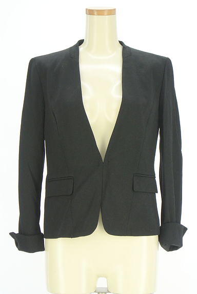 Reflect（リフレクト）の古着「ストレッチノーカラージャケット（ジャケット）」大画像４へ