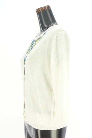 Reflect（リフレクト）の古着「花柄半袖ニット+カーディガン（アンサンブル）」大画像３へ