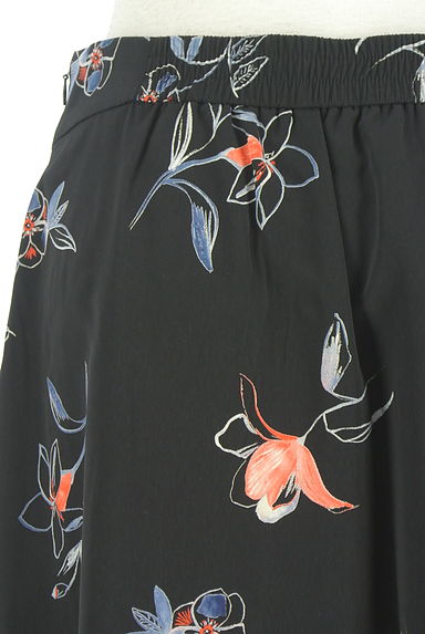 クリックで大画像表示 Reflect(リフレクト)の古着「花柄ミモレフレアスカート(ロングスカート・マキシスカート)」大画像5へ