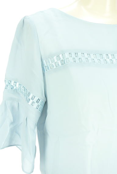 Reflect（リフレクト）の古着「刺繍レース入りシフォンカットソー（カットソー・プルオーバー）」大画像４へ