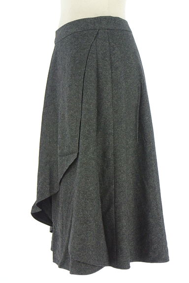クリックで大画像表示 Reflect(リフレクト)の古着「ラップ風膝下フレアスカート(スカート)」大画像3へ
