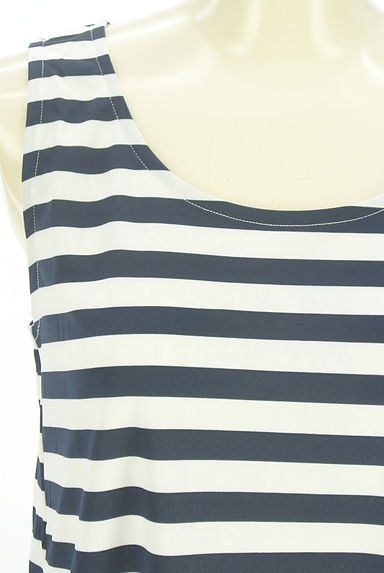 COUP DE CHANCE（クードシャンス）の古着「ボーダー柄タンクトップ（カットソー・プルオーバー）」大画像４へ