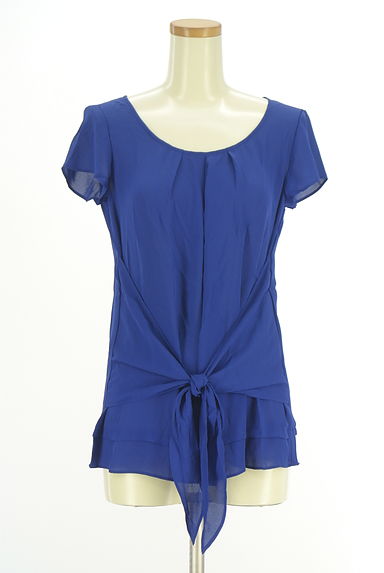 クリックで大画像表示 COUP DE CHANCE(クードシャンス)の古着「ウエストリボンシフォンブラウス(カットソー・プルオーバー)」大画像1へ