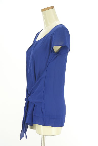 クリックで大画像表示 COUP DE CHANCE(クードシャンス)の古着「ウエストリボンシフォンブラウス(カットソー・プルオーバー)」大画像3へ