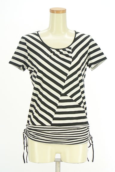 Reflect（リフレクト）の古着「切替ボーダー柄カットソー（カットソー・プルオーバー）」大画像１へ