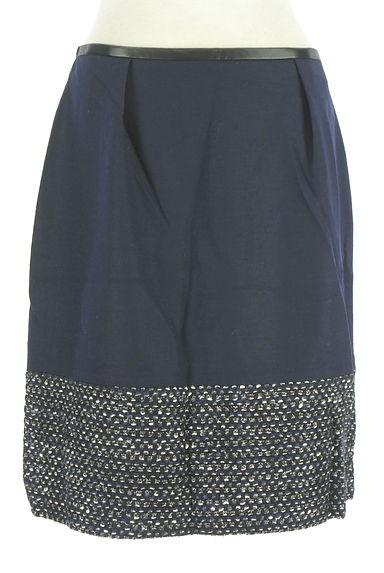 Reflect（リフレクト）の古着「ツイード切替膝丈スカート（スカート）」大画像１へ