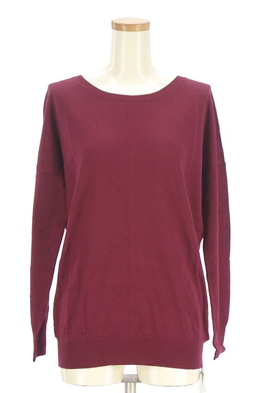 Reflect（リフレクト）の古着「ラウンドネック×Vネック ニットトップス（ニット）」大画像１へ