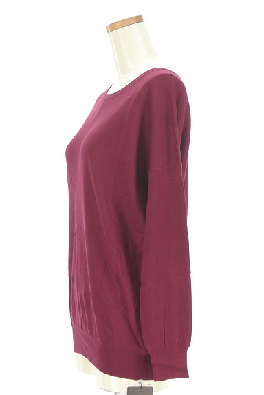 Reflect（リフレクト）の古着「ラウンドネック×Vネック ニットトップス（ニット）」大画像３へ