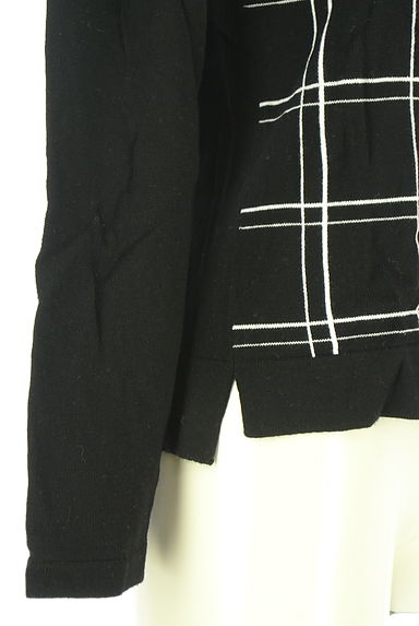 Reflect（リフレクト）の古着「格子チェック柄ニットトップス（ニット）」大画像５へ