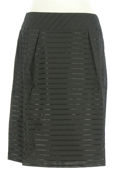Reflect（リフレクト）の古着「膝丈ボーダータックスカート（スカート）」大画像１へ