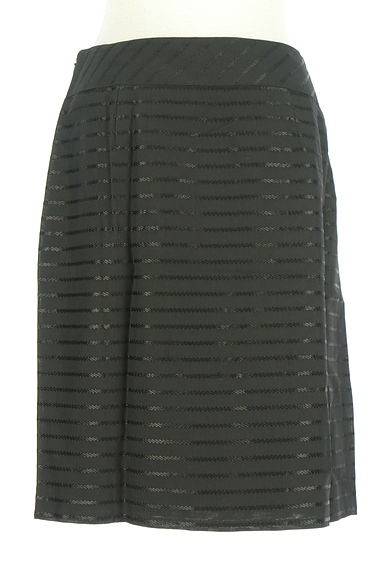 Reflect（リフレクト）の古着「膝丈ボーダータックスカート（スカート）」大画像２へ