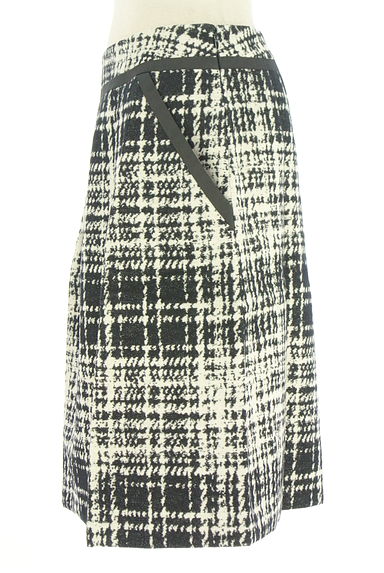 クリックで大画像表示 Reflect(リフレクト)の古着「ラメチェック膝丈スカート(スカート)」大画像3へ