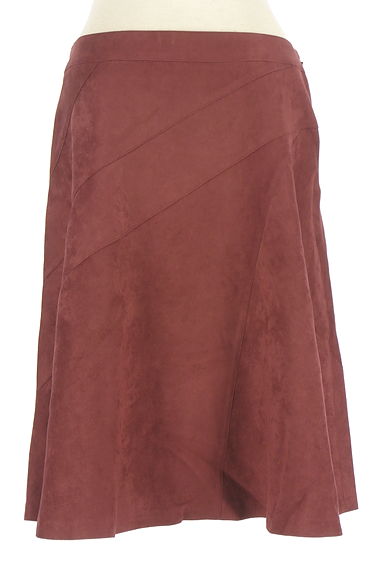 クリックで大画像表示 Reflect(リフレクト)の古着「フェイクスウェード膝丈スカート(スカート)」大画像1へ