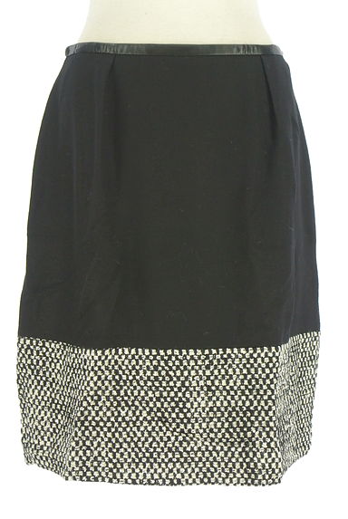 クリックで大画像表示 Reflect(リフレクト)の古着「ラメツイード切替膝丈スカート(スカート)」大画像1へ