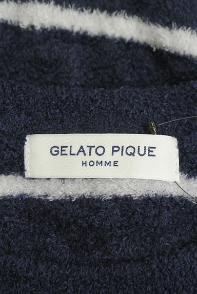 gelato pique（ジェラートピケ）の古着「GELATO PIQUE HOMME ボーダーニット（ニット）」大画像６へ