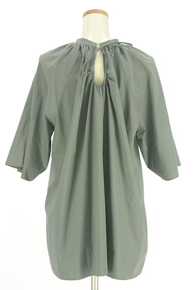 ROPE（ロペ）の古着「フレア五分袖ブラウス（カットソー・プルオーバー）」大画像２へ