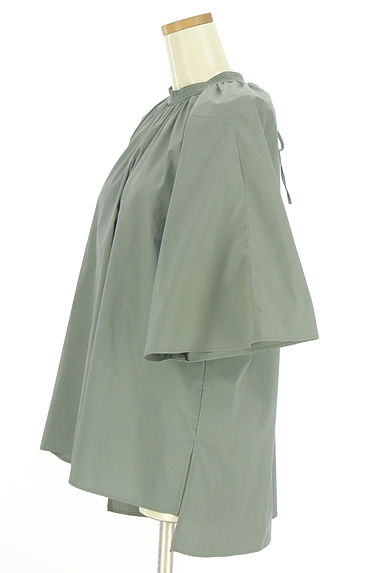 ROPE（ロペ）の古着「フレア五分袖ブラウス（カットソー・プルオーバー）」大画像３へ