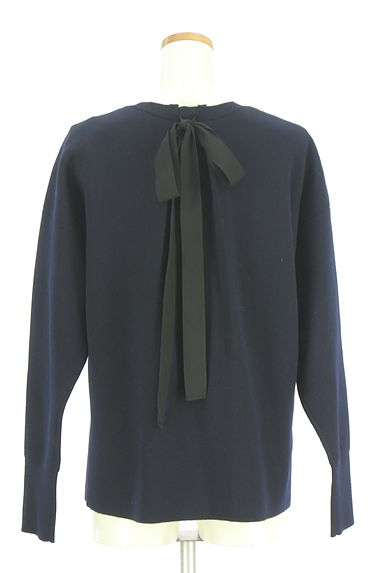 LANVIN en Bleu（ランバンオンブルー）の古着「バックリボンニット（ニット）」大画像２へ