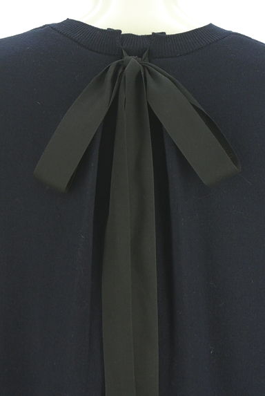 LANVIN en Bleu（ランバンオンブルー）の古着「バックリボンニット（ニット）」大画像５へ