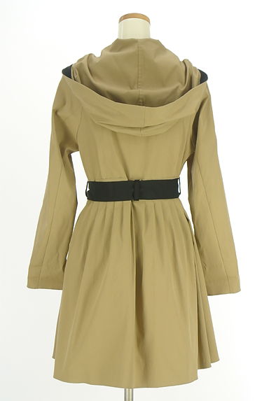 クリックで大画像表示 LANVIN en Bleu(ランバンオンブルー)の古着「ベルト付きロングフレアコート(トレンチコート)」大画像2へ