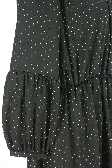 ROPE（ロペ）の古着「ボリューム袖ドットロングワンピース（ワンピース・チュニック）」大画像４へ