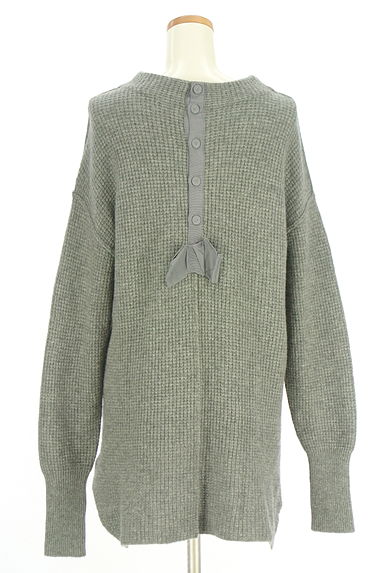 LANVIN en Bleu（ランバンオンブルー）の古着「バックリボンオーバーサイズニット（ニット）」大画像２へ