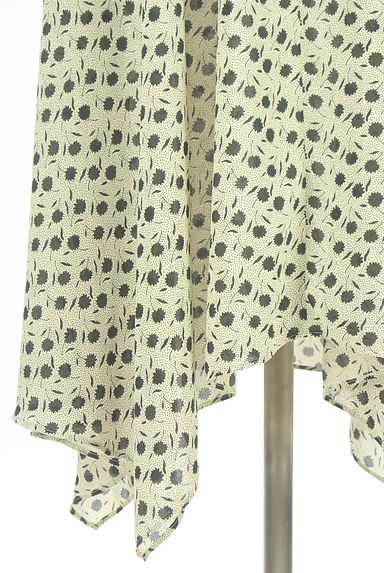 ROPE（ロペ）の古着「イレギュラーヘム花柄ロングシフォンワンピース（ワンピース・チュニック）」大画像５へ