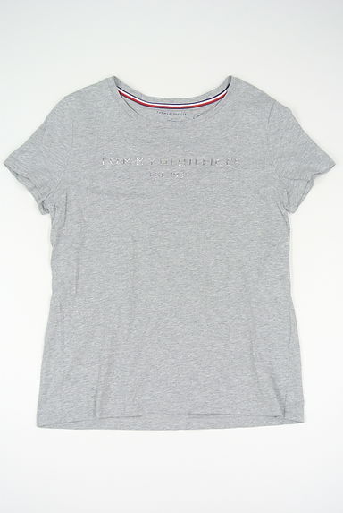 TOMMY HILFIGER（トミーヒルフィガー）の古着「立体シルバーロゴTシャツ（Ｔシャツ）」大画像１へ