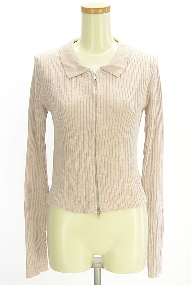 クリックで大画像表示 Kastane(カスタネ)の古着「ダブルジップリブニットカーディガン(カーディガン・ボレロ)」大画像1へ