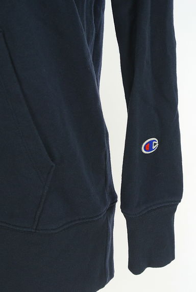 Champion（チャンピオン）の古着「フロッキーロゴミドル丈パーカー（スウェット・パーカー）」大画像５へ