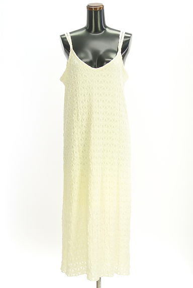 クリックで大画像表示 Kastane(カスタネ)の古着「レースロングキャミワンピース(キャミワンピース)」大画像1へ