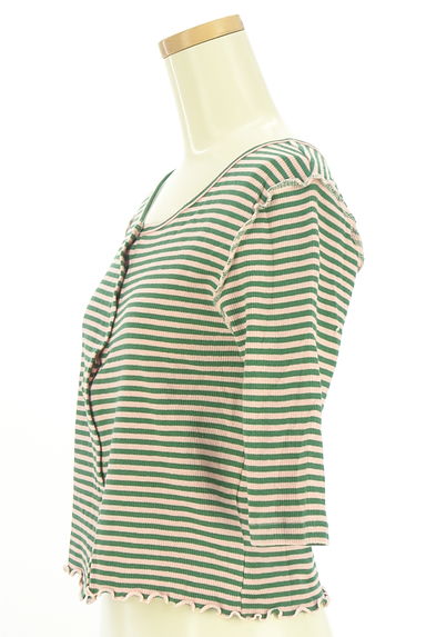 Kastane（カスタネ）の古着「メロウフリル5分袖カーディガン（カーディガン・ボレロ）」大画像３へ