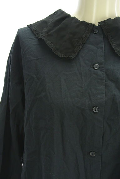 Samansa Mos2（サマンサモスモス）の古着「シフォン襟コットンブラウス（ブラウス）」大画像４へ