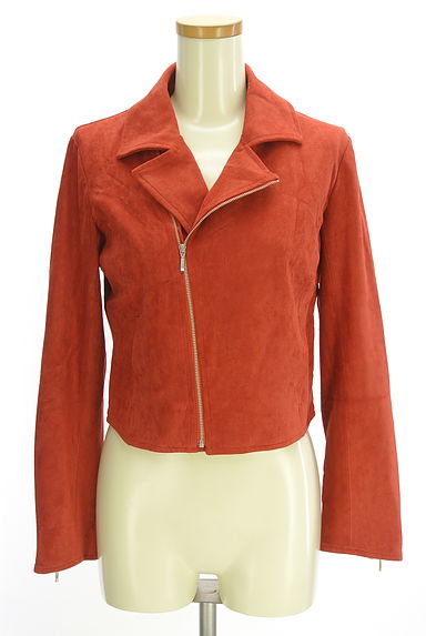 dazzlin（ダズリン）の古着「スウェード調ライダースジャケット（ブルゾン・スタジャン）」大画像１へ