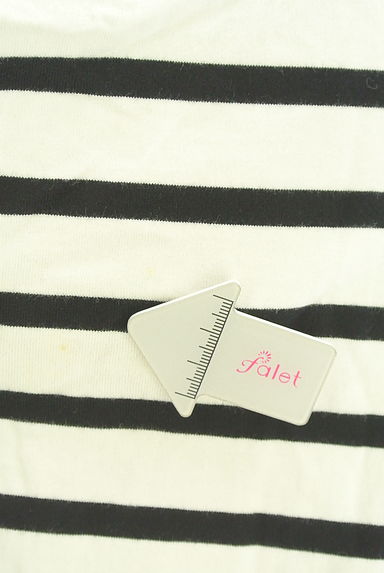 Couture Brooch（クチュールブローチ）の古着「7分袖肩リボンボーダーカットソー（カットソー・プルオーバー）」大画像５へ