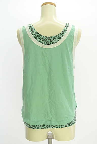 Candy Stripper（キャンディストリッパー）の古着「レオパ柄タンク+ドクロプリントタンクセット（アンサンブル）」大画像２へ