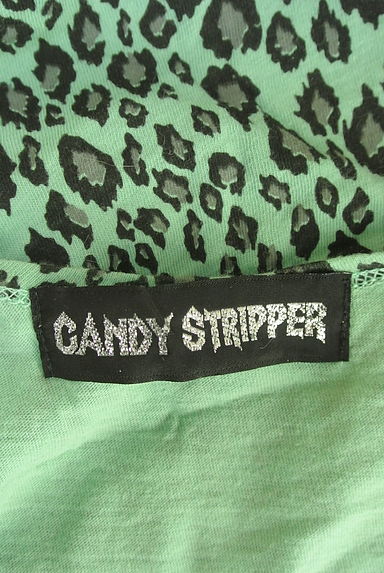 Candy Stripper（キャンディストリッパー）の古着「レオパ柄タンク+ドクロプリントタンクセット（アンサンブル）」大画像６へ