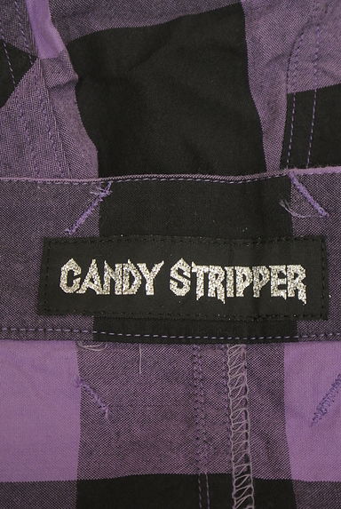 Candy Stripper（キャンディストリッパー）の古着「缶バッチ付きギンガムチェックショートパンツ（ショートパンツ・ハーフパンツ）」大画像６へ