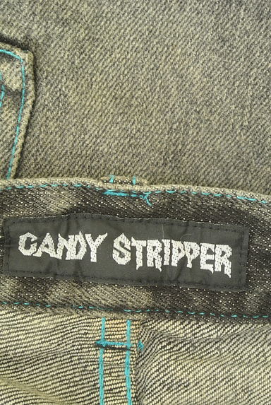 Candy Stripper（キャンディストリッパー）の古着「ダメージ加工デニムショートパンツ（ショートパンツ・ハーフパンツ）」大画像６へ