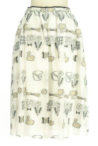 haupia（ハウピア）の古着「ジャガードミモレシアースカート（スカート）」大画像２へ