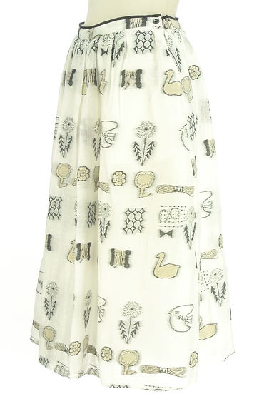 haupia（ハウピア）の古着「ジャガードミモレシアースカート（スカート）」大画像３へ