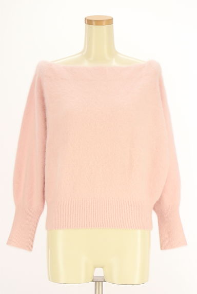 La boutique BonBon（ラブティックボンボン）の古着「ふわふわオフショルニット（ニット）」大画像１へ