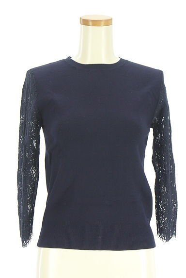 FRAY I.D（フレイアイディー）の古着「レース7分袖ニット（ニット）」大画像１へ