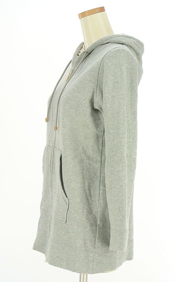 クリックで大画像表示 ROPE(ロペ)の古着「ミドル丈裏起毛パーカー(スウェット・パーカー)」大画像3へ