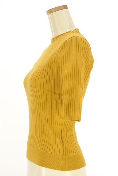 JUSGLITTY（ジャスグリッティー）の古着「五分袖リブニット（ニット）」大画像３へ