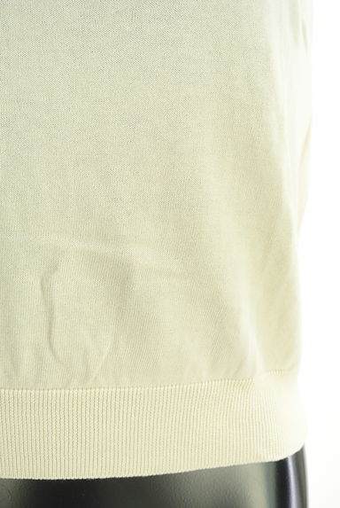 UNITED ARROWS（ユナイテッドアローズ）の古着「レースヨークノースリ薄手ニット（カットソー・プルオーバー）」大画像５へ