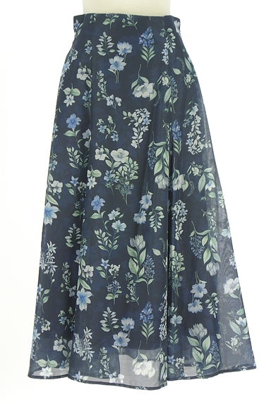 PROPORTION BODY DRESSING（プロポーションボディドレッシング）の古着「花柄ロングフレアスカート（ロングスカート・マキシスカート）」大画像１へ