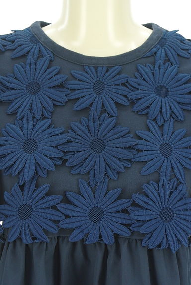 MUVEIL（ミュベール）の古着「ガーベラ刺繍レースプルオーバー（カットソー・プルオーバー）」大画像４へ